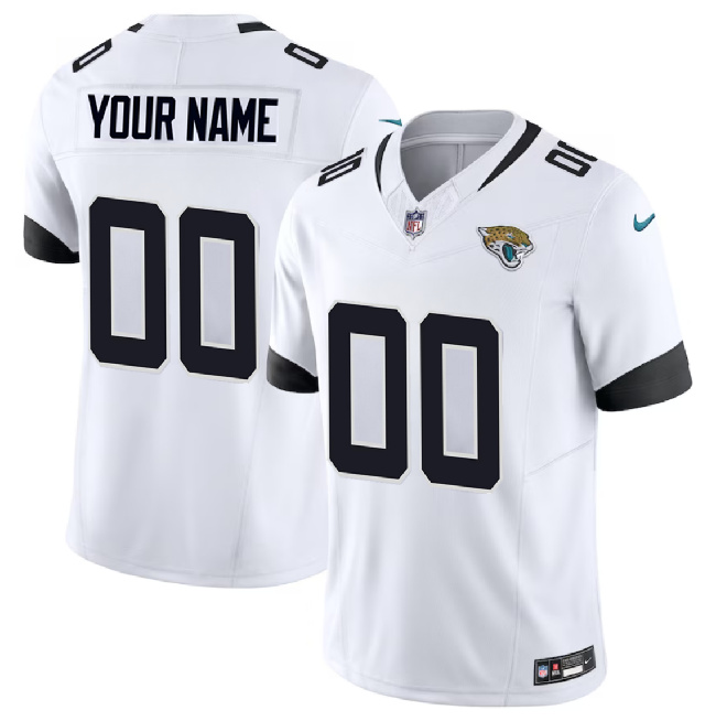 Men's Jacksonville Jaguars Active Player Custom White 2023 F.U.S.E Alternate Vapor Untouchable Limited Football Stitched Jersey